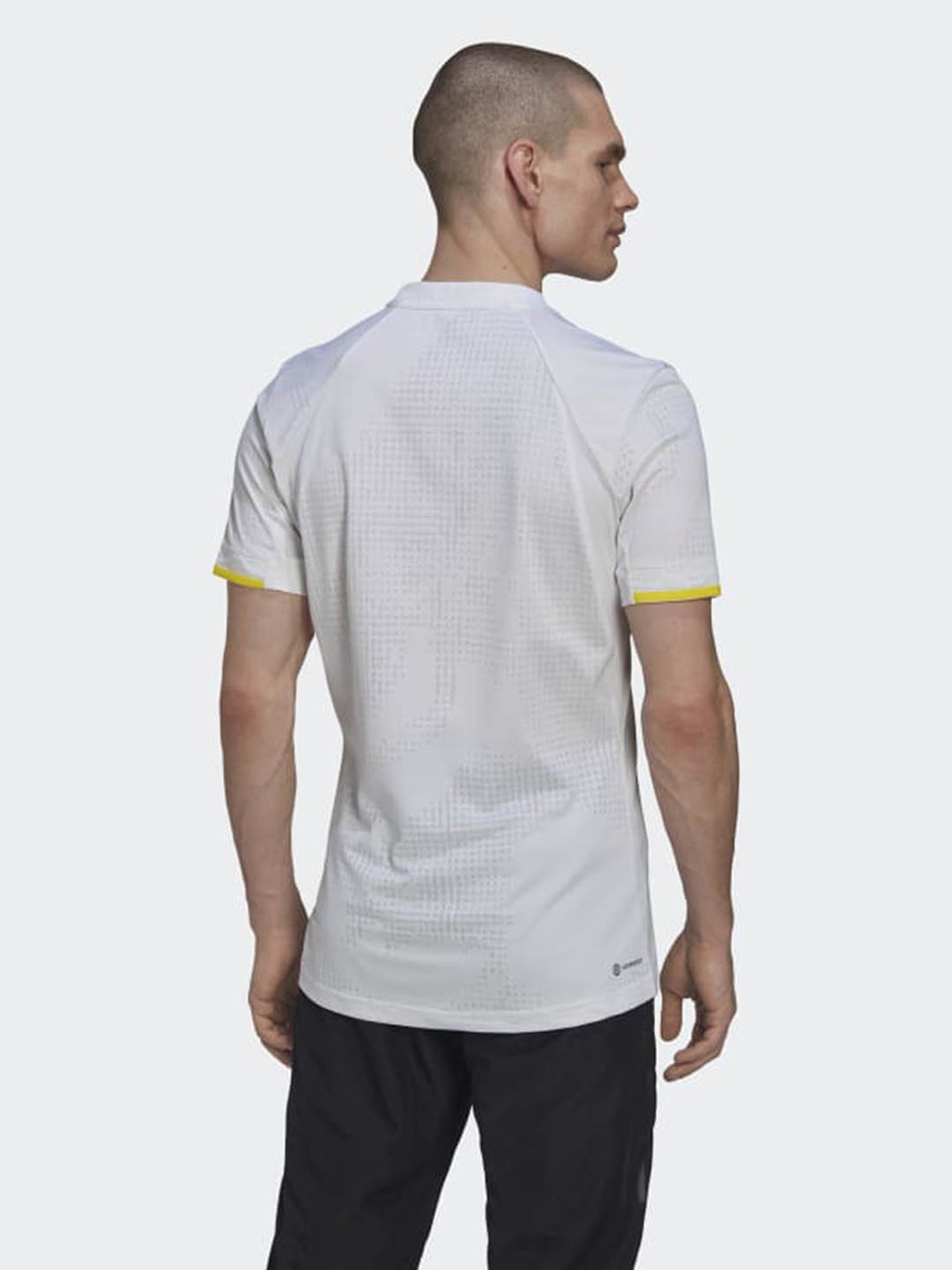 Adidas White Regular Fit Sports T-Shirt