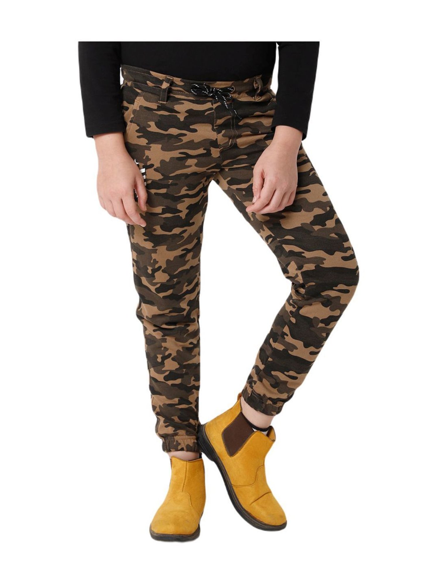Proteens Kids Brown Camouflage Joggers