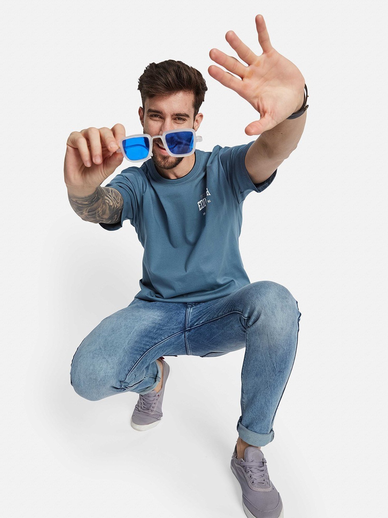 Octave Nile Regular Fit Printed T-Shirt