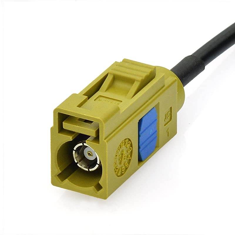 Mini Satellite Radio Antenna Fakra K Curry Female Connector Compatible with Sirius XM Car Vehicle Trucks RV HD HiFi Radio Stereo Receiver Tuner 23202345MHz