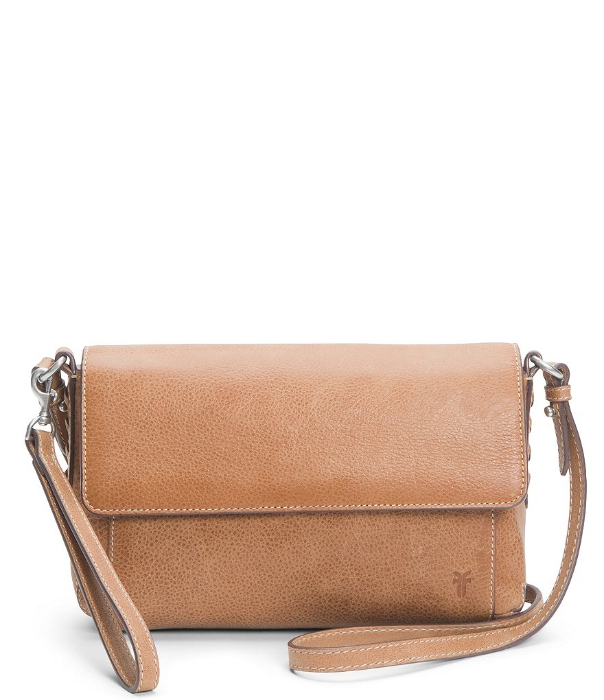 Frye Reed Flap Leather Snap Crossbody Bag
