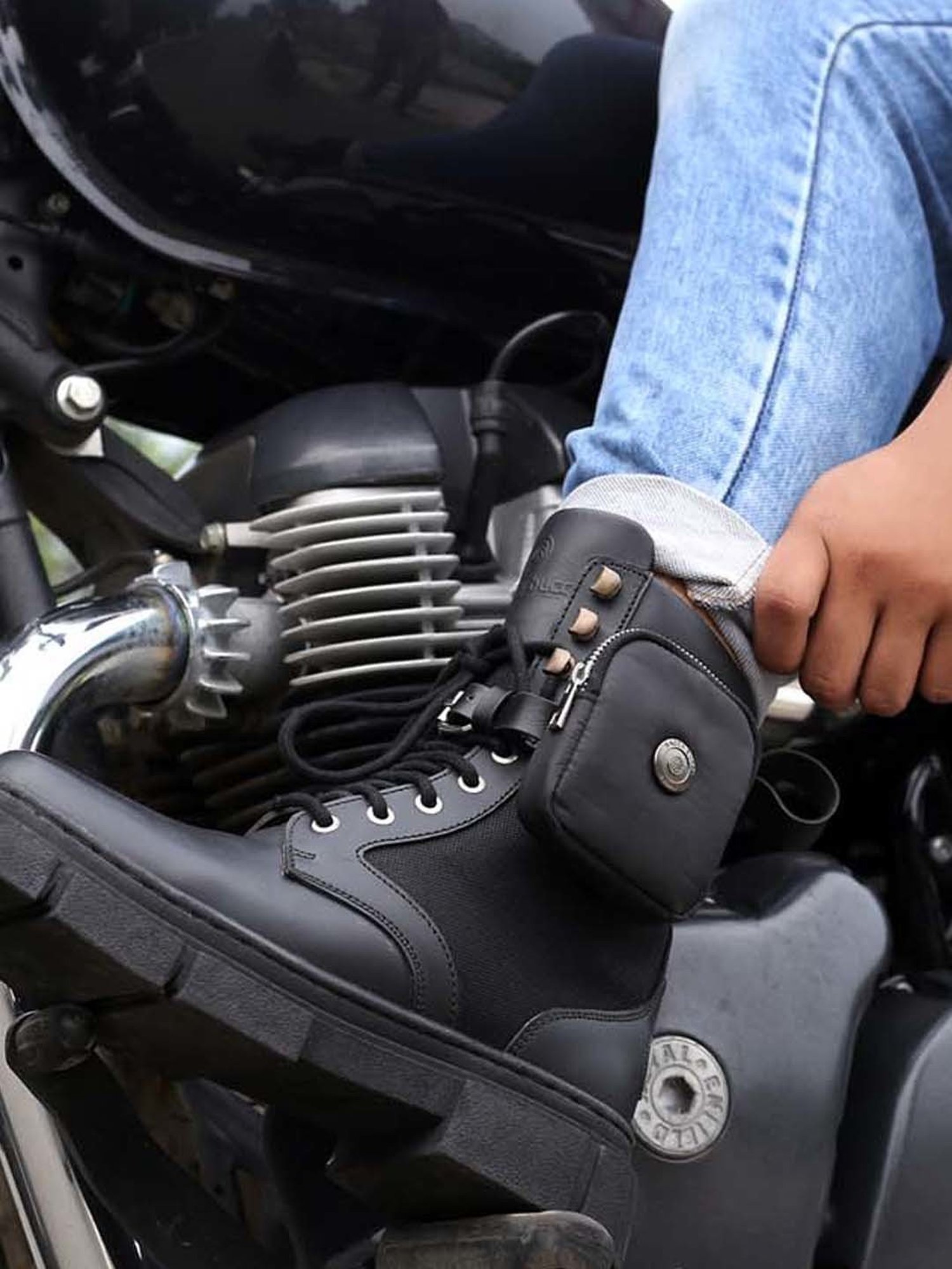 Bacca Bucci Men's ASSASSIN Black Derby Boots