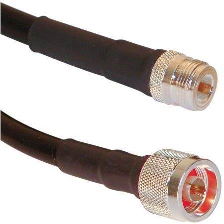 LMR400 N Male to N Female Jumpers - Times Microwave LMR-400 US Made Coax Cable (3 ft)