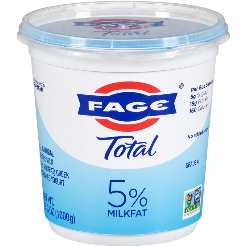 FAGE Total 5% Milkfat Plain Greek Yogurt - 35.3oz