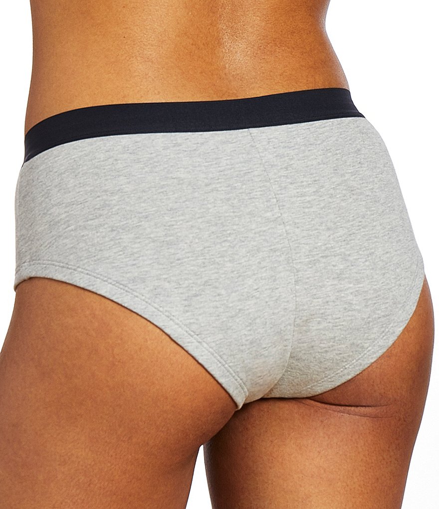 Thinx Super Cotton Absorbent Mid Rise Brief Period Panty