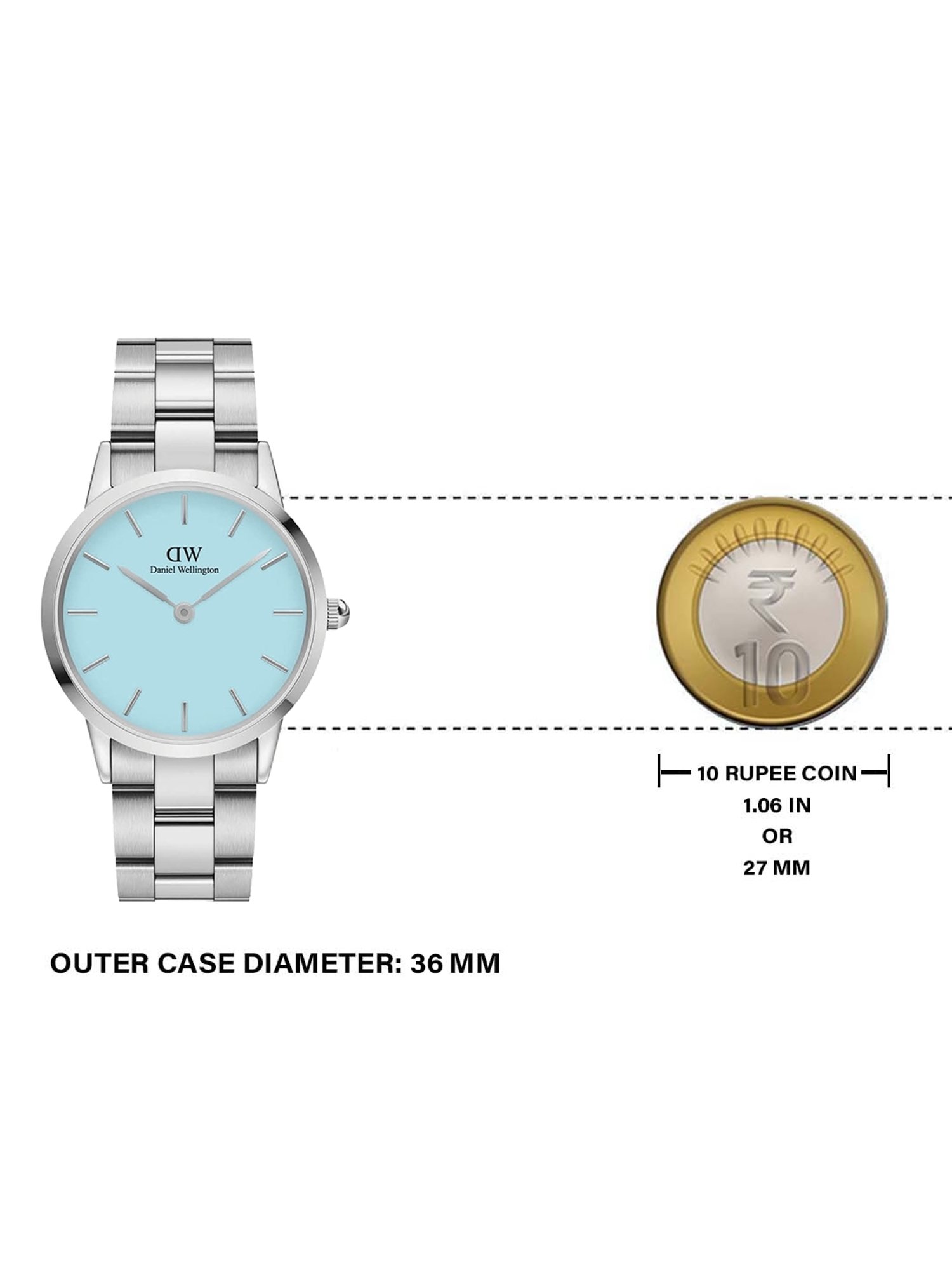 Daniel Wellington DW00100542 Iconic Link Unisex Analog Watch