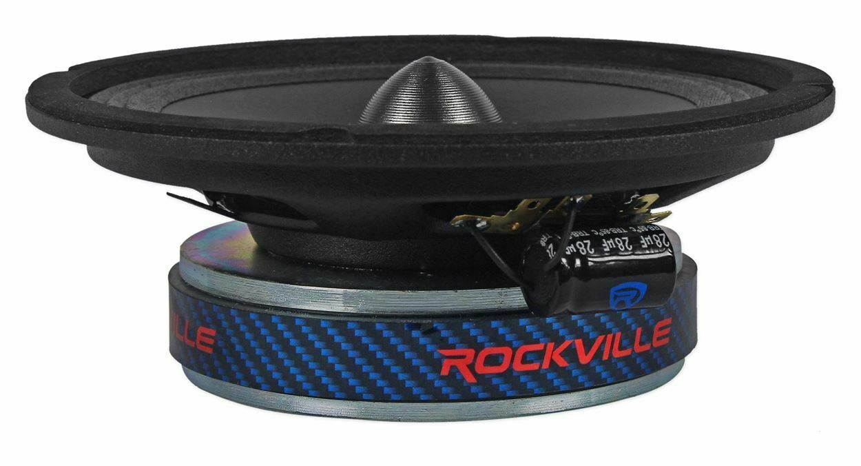 4   RXM64 6.5" 600w 4 Ohm Mid-Range Drivers Car Speakers, Mid-Bass