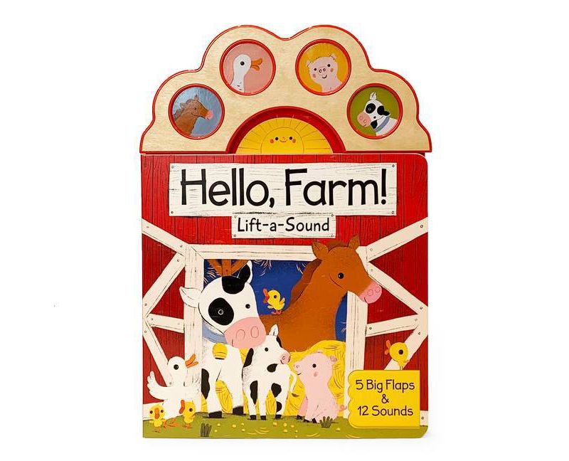 Hello Farm! - by Carmen Crowe (Board Book)