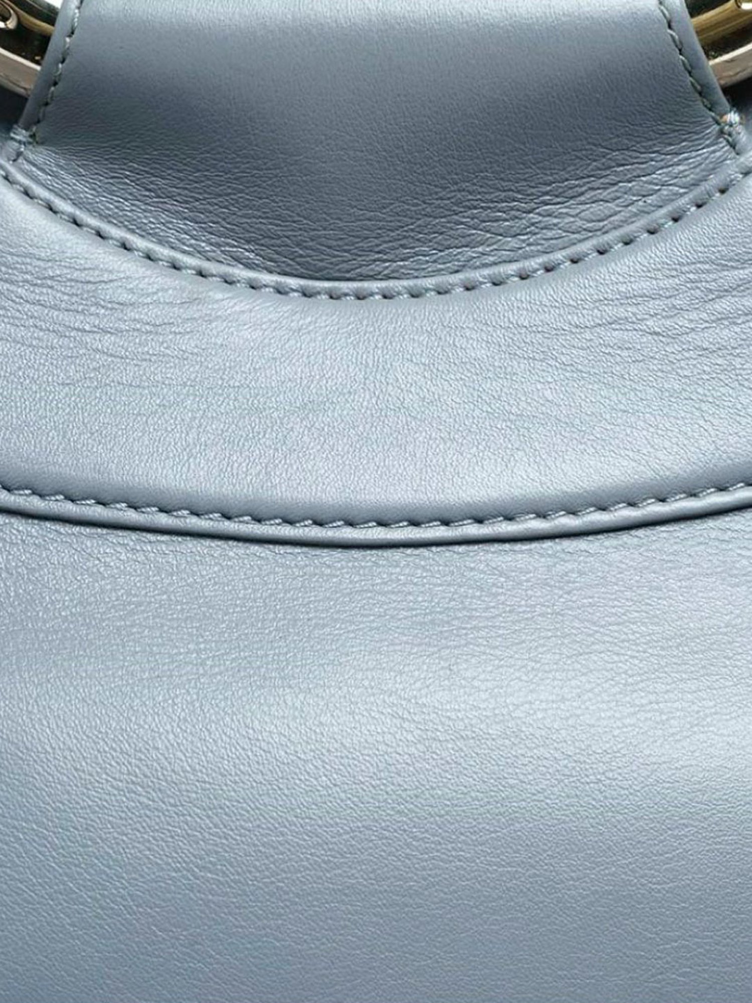 RI2K London Grey Leather Medium Handbag