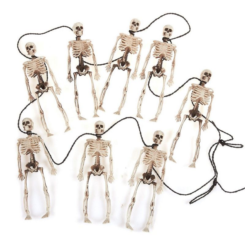 Blue Panda Halloween Skeleton Garland for  Day of The Dead Party Decorations (6 Feet)