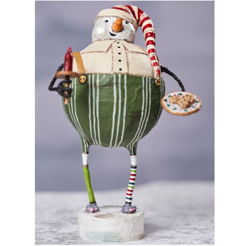 Lori Mitchell 6.75" Night Before Christmas Cookies For Santa Snowman  -  Decorative Figurines