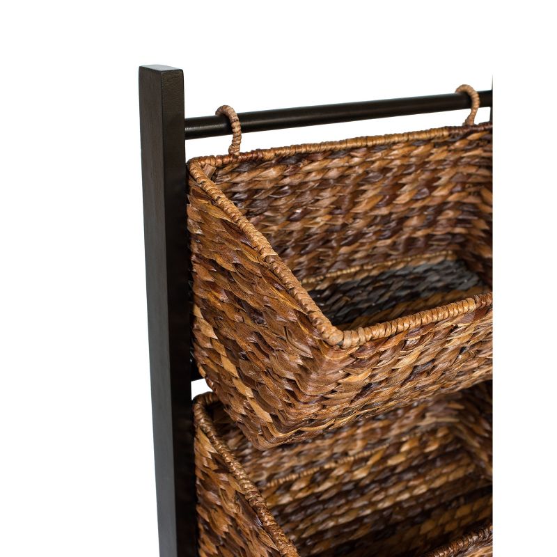 BirdRock Home 3 Tier Abaca Storage Cubby
