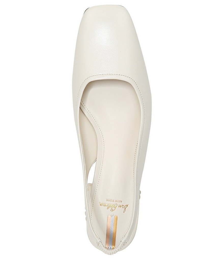 Sam Edelman Toren Leather Sculptural Heel Slingback Pumps