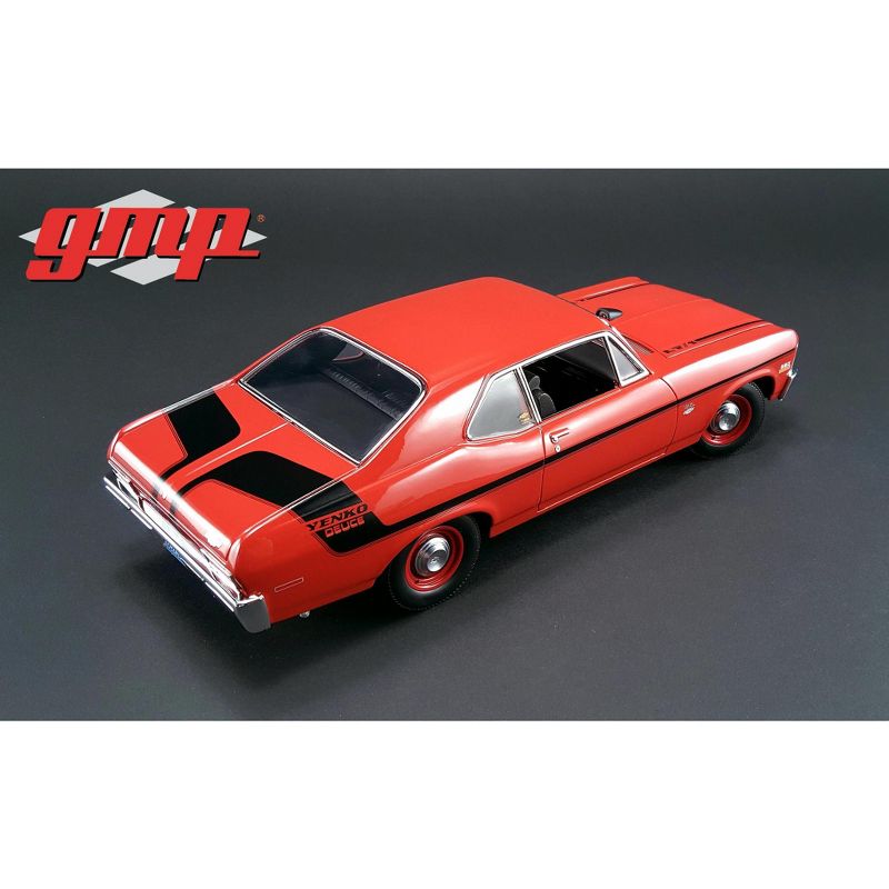 1970 Chevrolet Nova Yenko Deuce Cranberry Red Limited Edition to 660 pcs 1/18 Diecast Model Car  by GMP