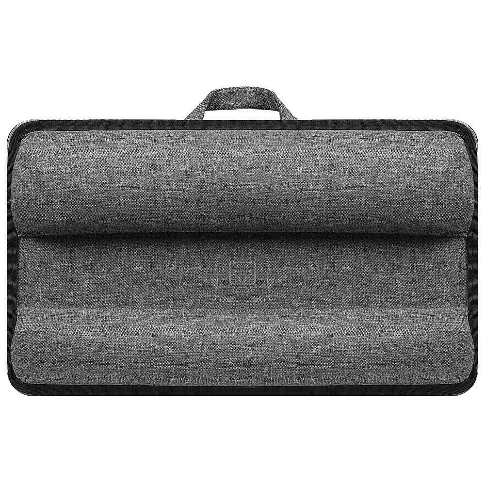 LapGear Home Office Lap Desk with Device Ledge, Mouse Pad, and Phone Holder - Silver Carbon - Fits Up to 15.6 Inch Laptops - Style No. 91585