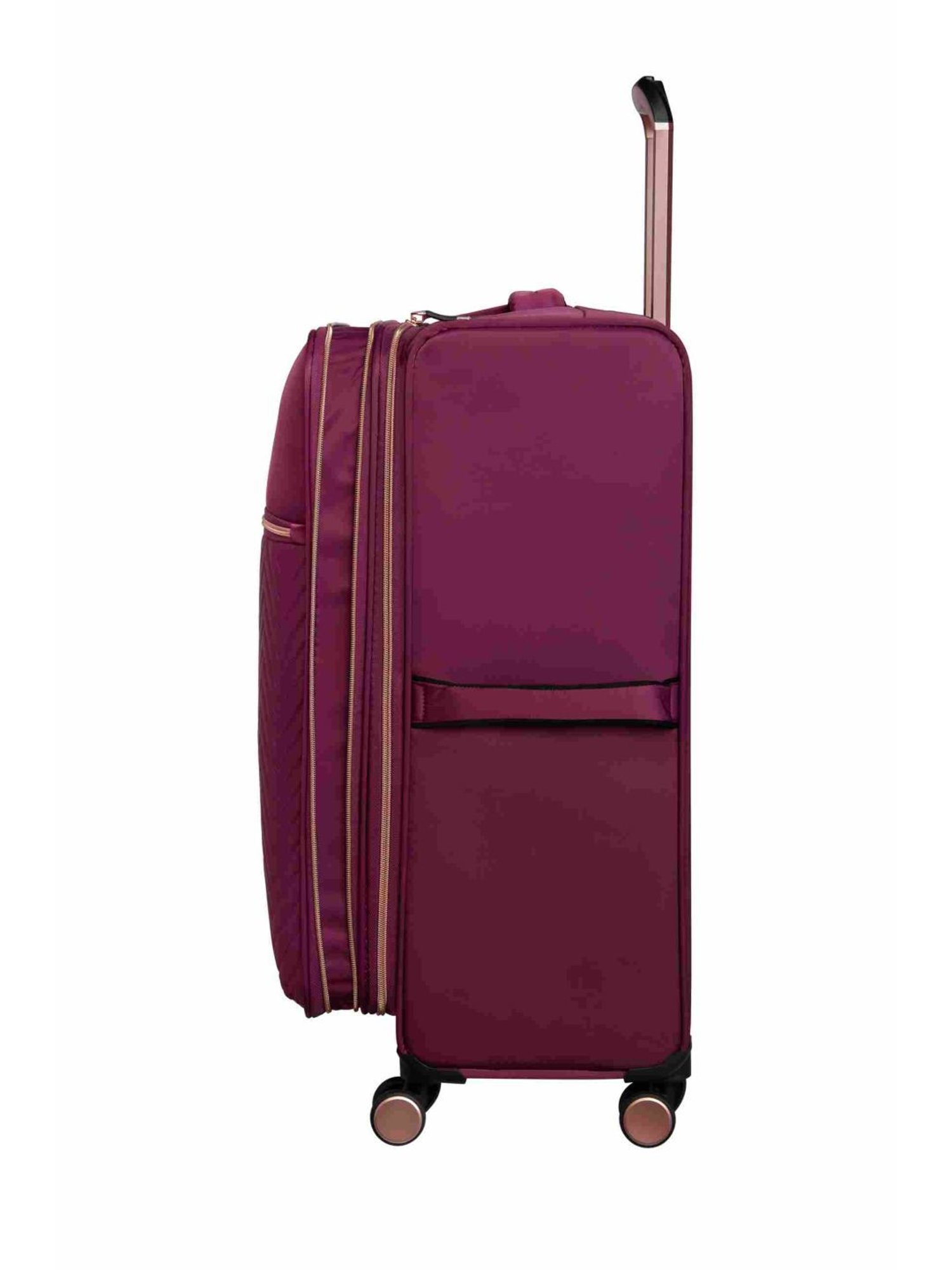 it luggage Bewitching Purple Set of 3-28 24 20 inches Expandable Soft Case Trolley with TSA Lock