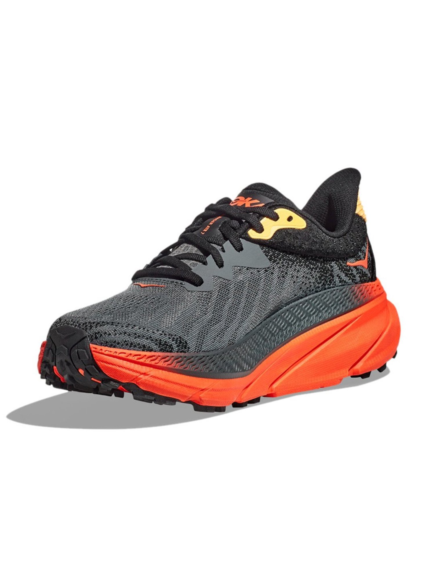 Hoka Men's M CHALLENGER ATR 7 Castlerock & Flame Running Shoes