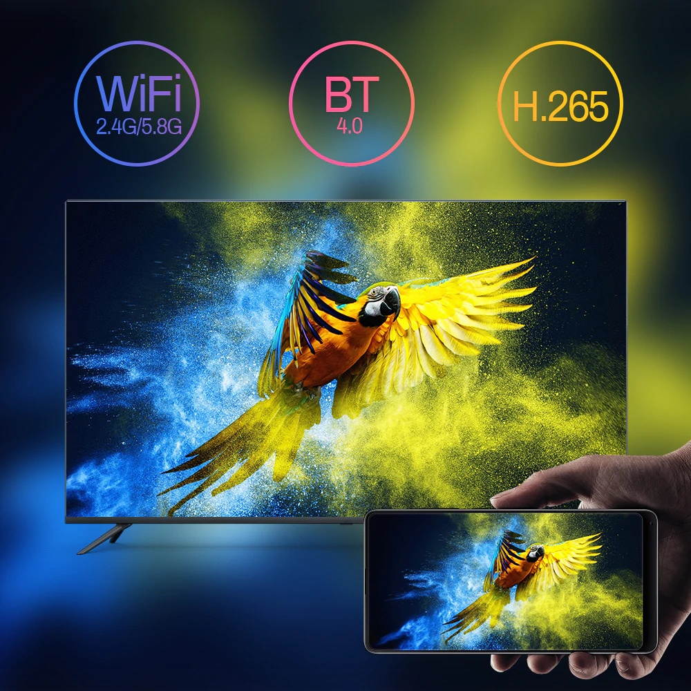 Allwinner H616 Android 10.0 TV Box 6K Wifi 2.4G&5.8G Google Assistant Video TV Bluetooth TV Box Play Store Fast Set top Box