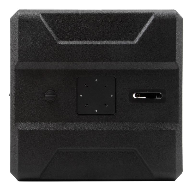 58.4lbs Patio Heavy Duty Fillable Cantilever Offset Umbrella Base Stand with Wheels and Drag Rod Black - Crestlive Products