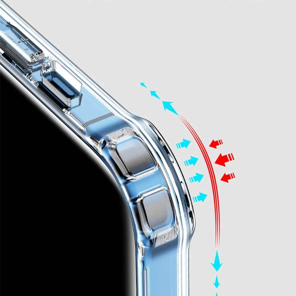 Designed for iPhone 12 Pro/12 Case 6.1", Magnetic Phone Case Compatible with MagSafe, [Anti-Yellow] [Ultra Slim] [200% Drop Protection] TPU+PC Hybrid Protective Cover for iPhone 12 Pro - Clear