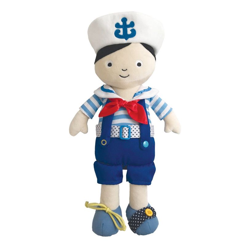 Manhattan Toy Dress Up Friends Henri Doll for Toddlers 15 Inch