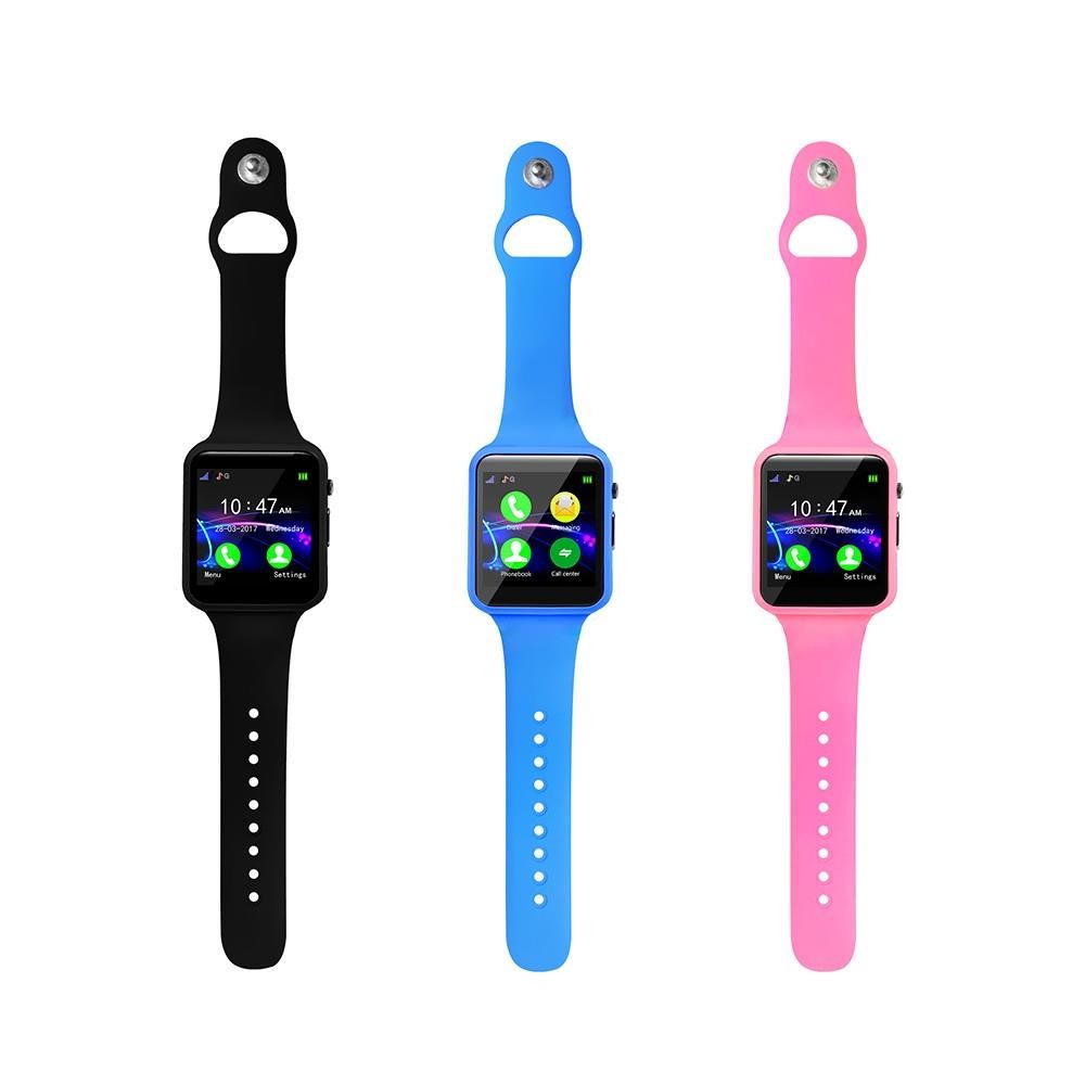 Kids Smart Watch Children Tracker Smartwatch with Camera Anti Lost for IOS Android BT Cell Phone Touch Screen Pedometer Sleep Monitor Calendar Pink