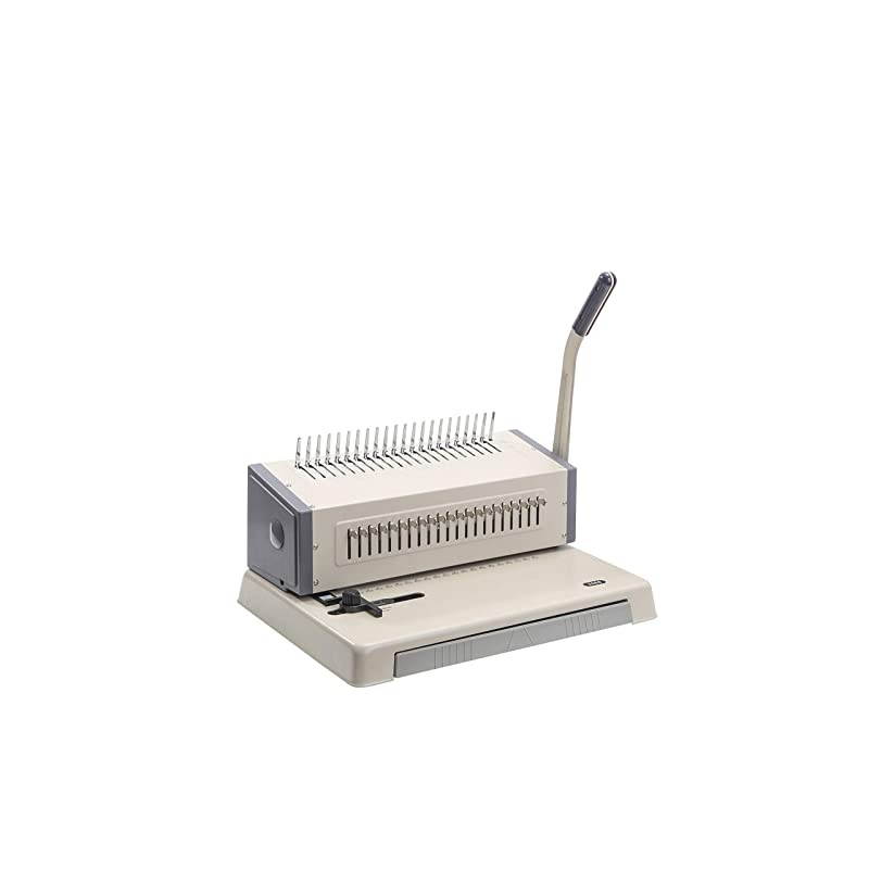 21 Hole Metal Binding Machine Comb Binding Manual Punch and Bind Operation Capacity:500 Sheets by