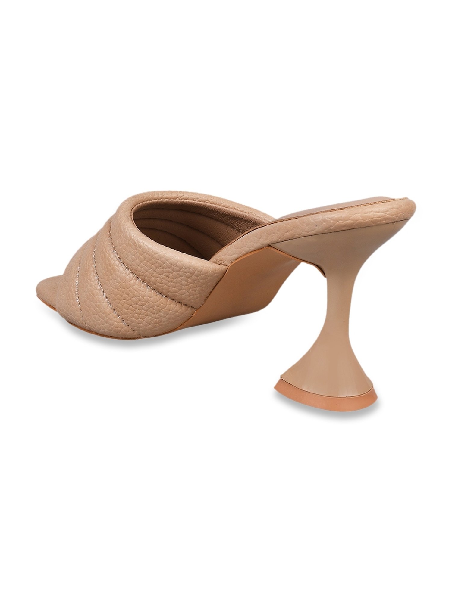 The White Pole Women's Beige Casual Sandals