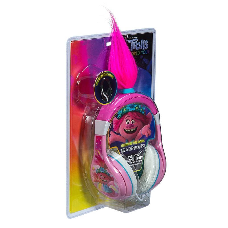 Trolls World Tour Youth Poppy Kids Wired Headphones