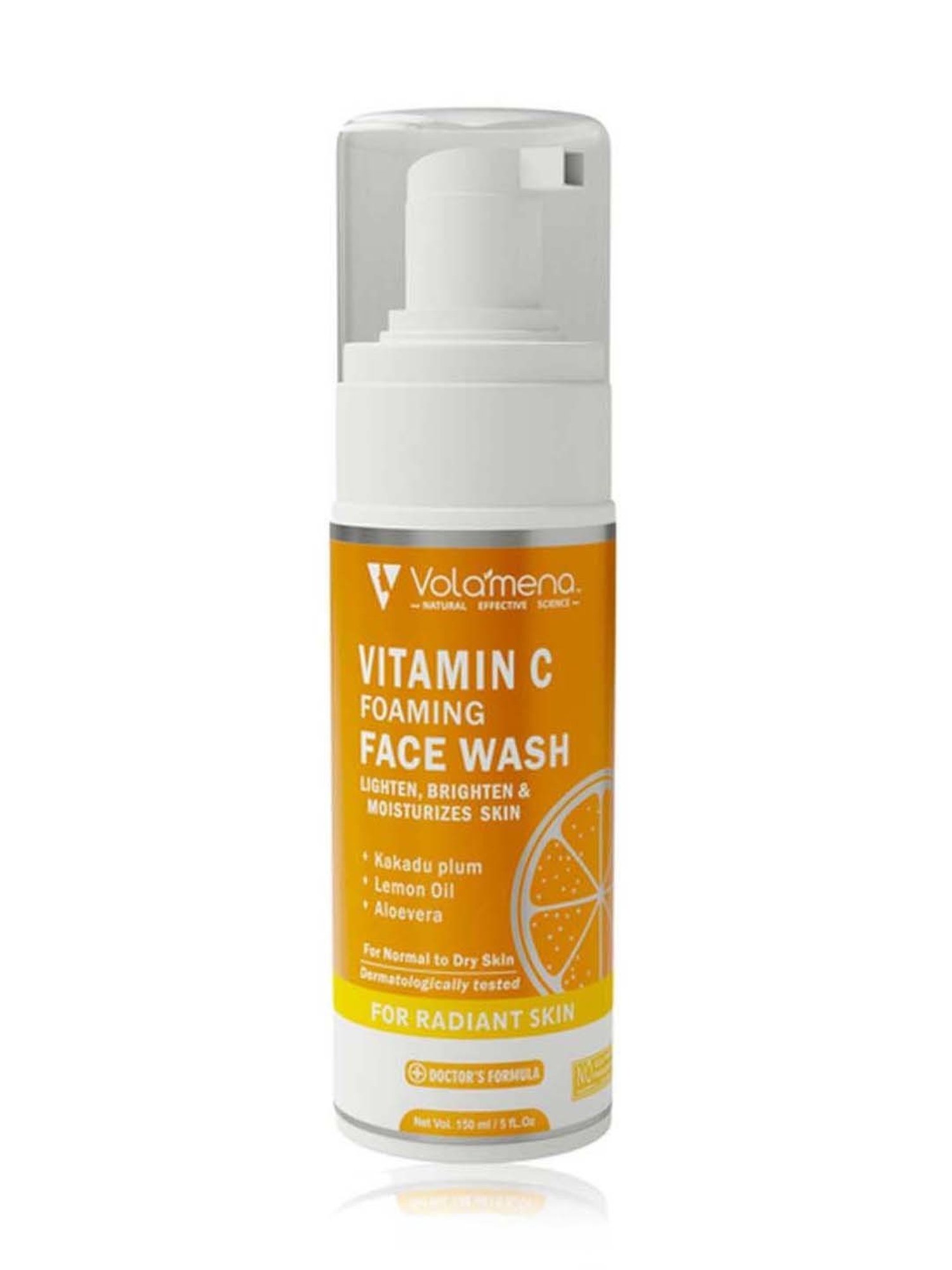Volamena Vitamin C Lighten & Brighten Foaming Face Wash - 150 ml