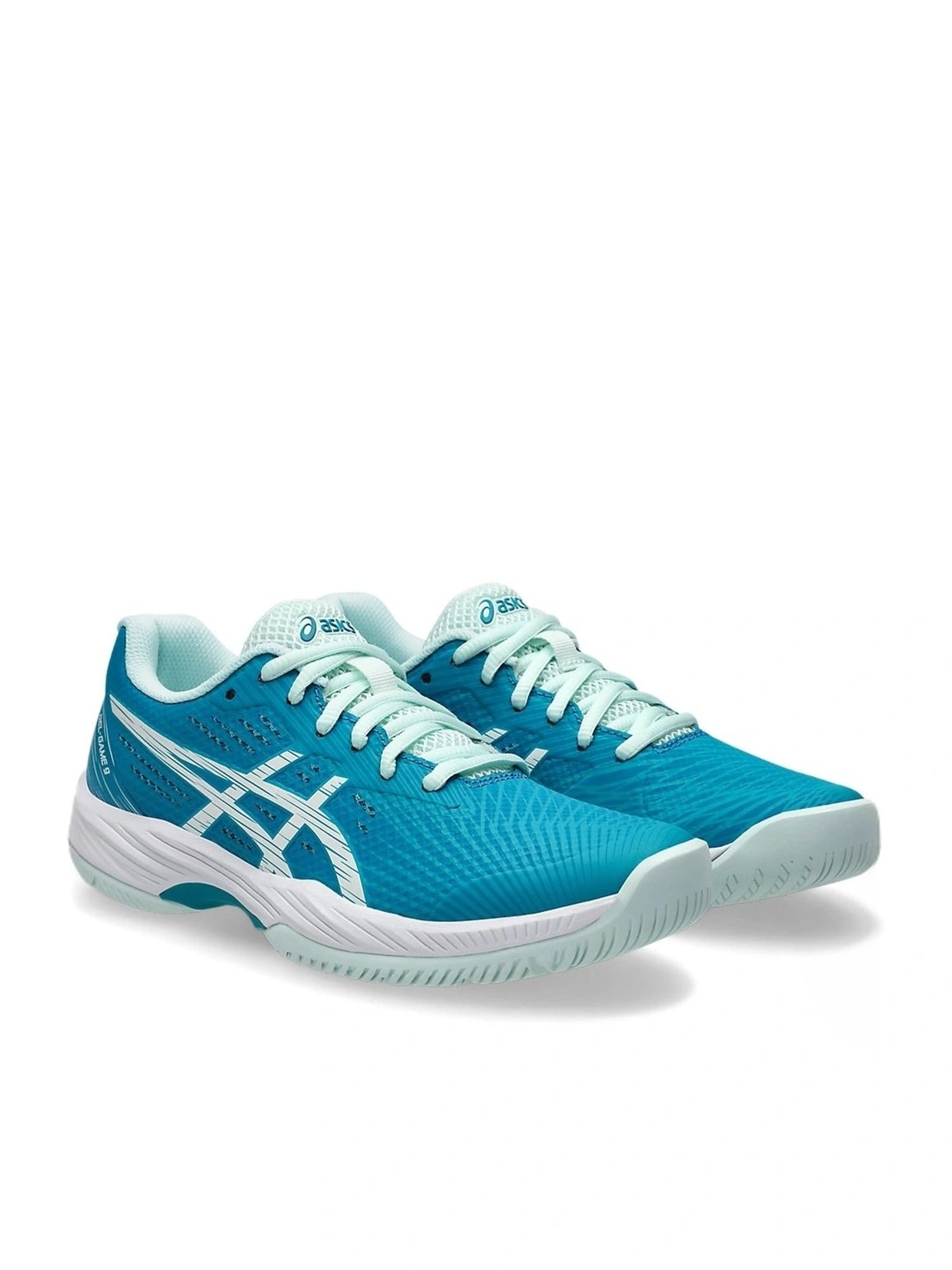 Asics Women's GEL-GAME 9 Blue Tennis Shoes