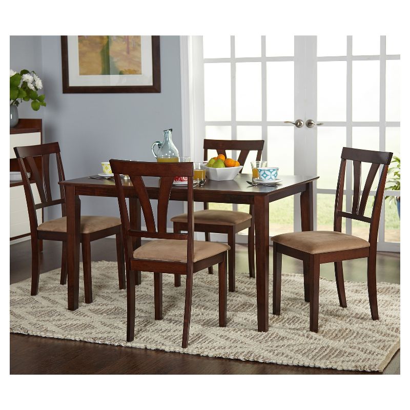 5pc Tuscan Dining Set Espresso - Buylaterals
