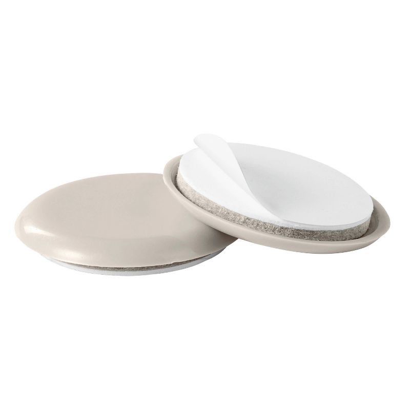 Scotch 4pk Adhesive Hard Sliders White