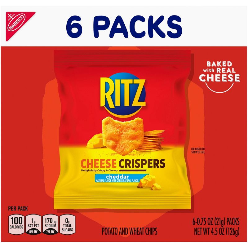 Ritz Cheese Crispers Crackers - 6ct/4.5oz