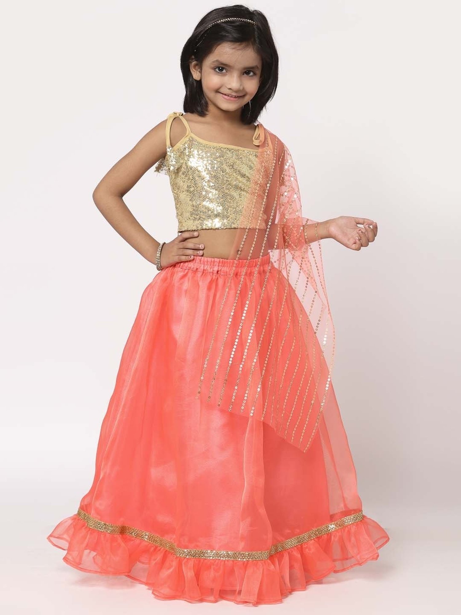 studiorasa Kids Gold Sequence Top