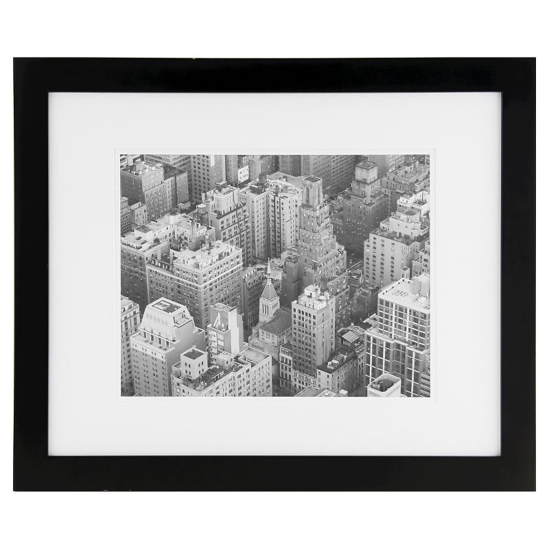 16" x 20" Frame Matted Black - Gallery Solutions
