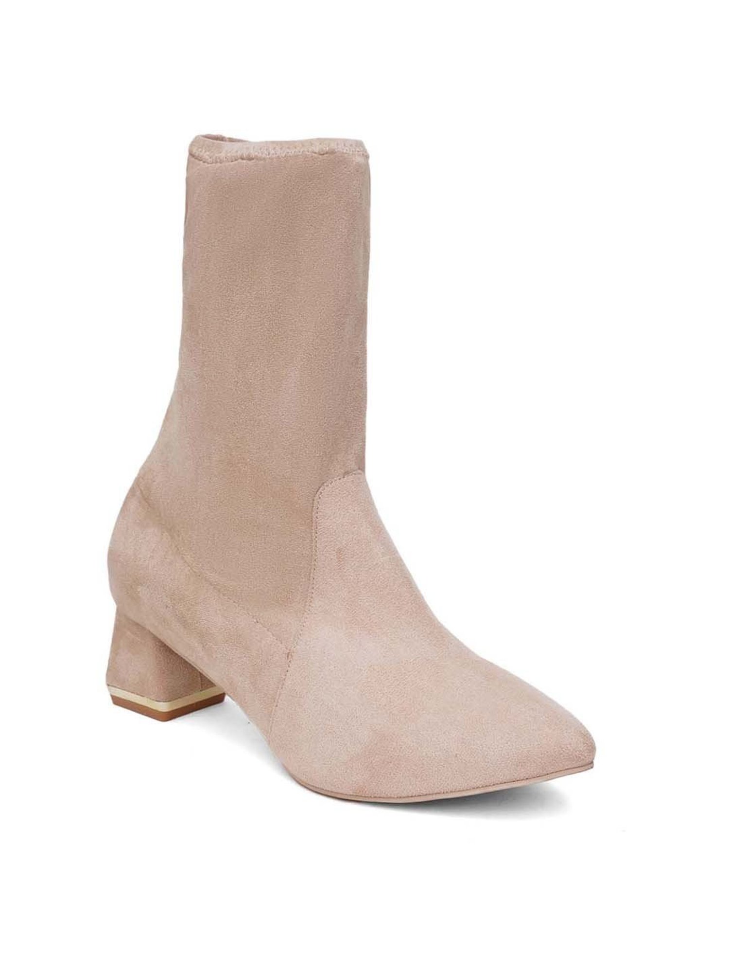 Sherrif Women's Beige Casual Booties