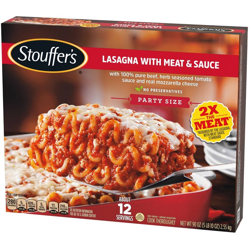 Stouffer's Frozen Lasagna with Meat & Sauce Party Size - 90oz