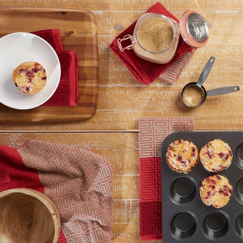 4pk Cotton Belize Kitchen Towel Set - Town & Country Living