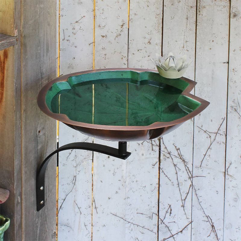 9" Classic II Birdbath with Tripod Stand Antique Copper - Achla Designs