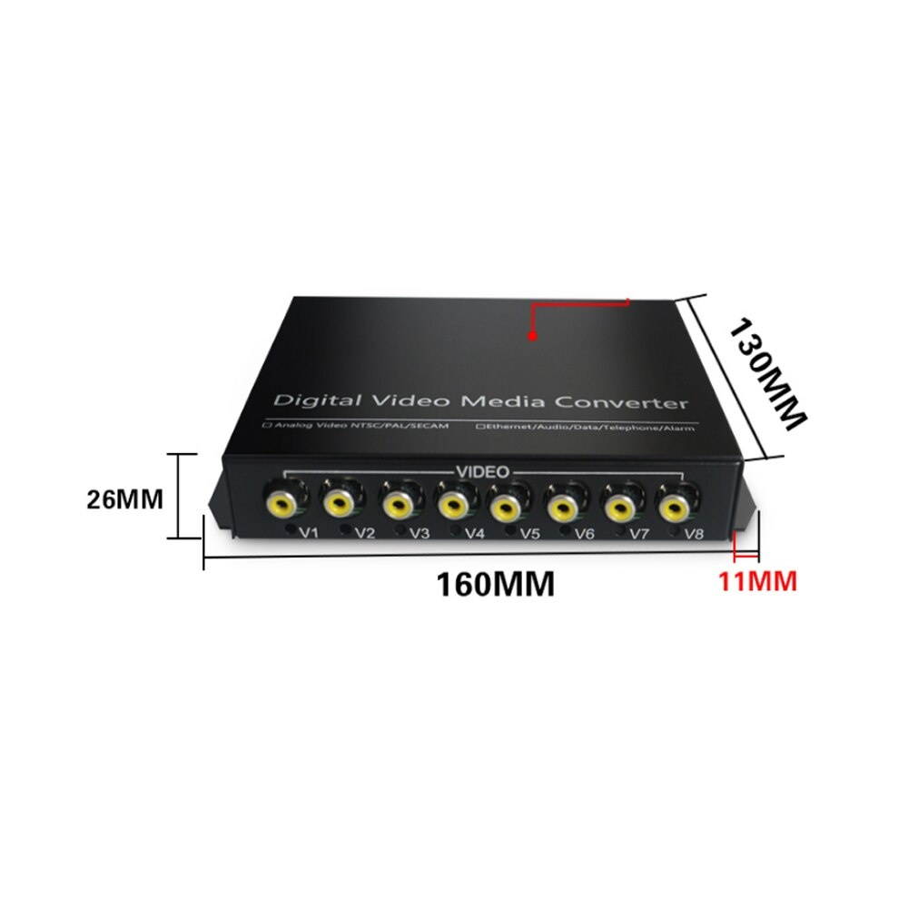 8 Audio Over FC Fiber optic Extender (one way) Transmitter and Receiver, for Audio intercom broadcast system (Tx/Rx) Kit
