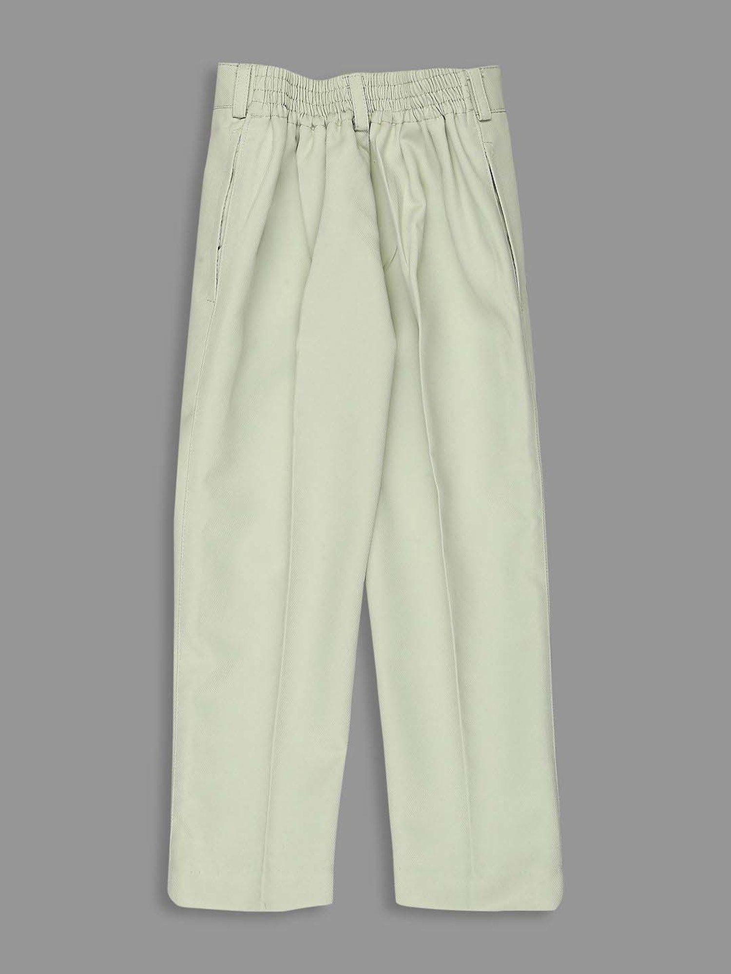 Kids Island Boys Grey & White Solid Full Sleeves Suit Set