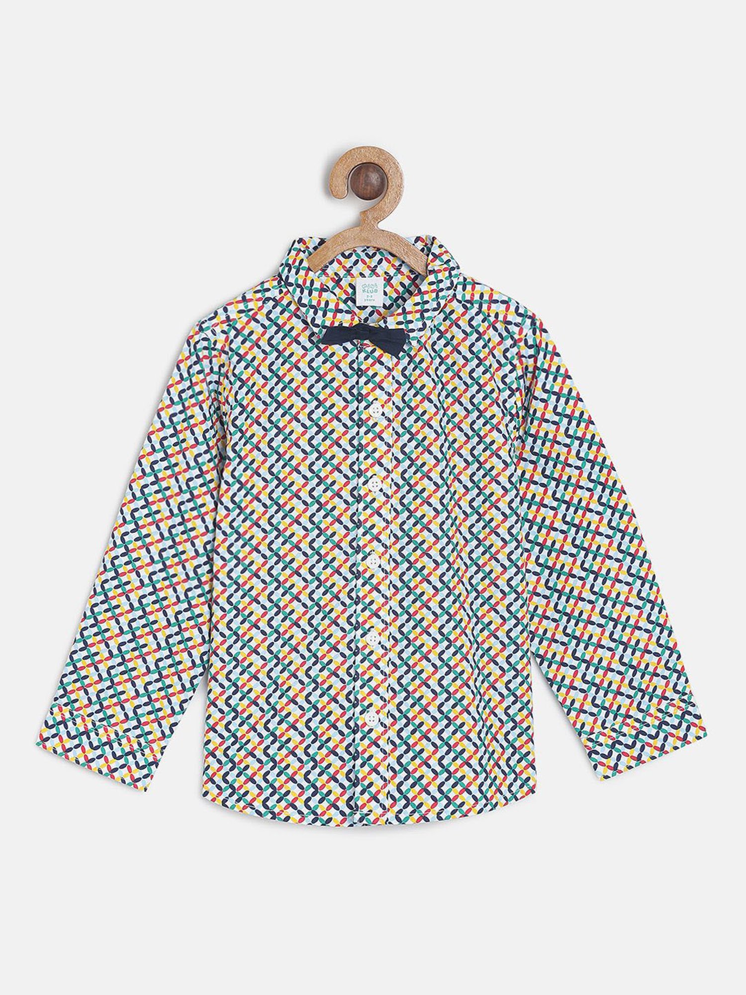 Nino Bambino Kids Navy & White Checks Kurta with Pyjama