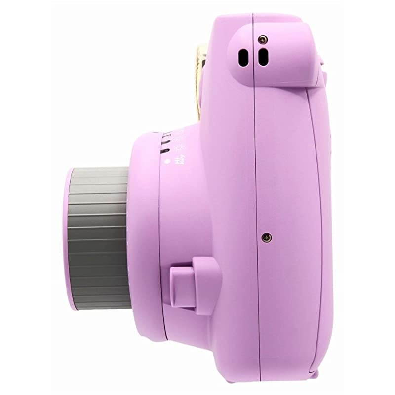 Mini 9 Instant Camera (Clear Purple) (Renewed)