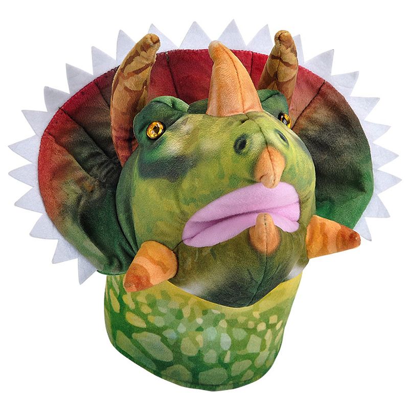 Wild Republic Dino Puppets with Sound Set - T-Rex, Pteranodon & Triceratops