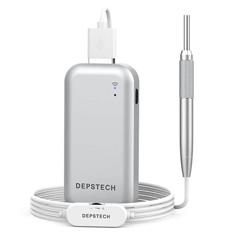 Otoscope Ear Endoscope  Digital 43mm HD Ear Scope with Earwax Removal WiFiUSB Ear Inspection Camera with 6 Adjustable LED Lights for iOS Android Mac Windows656Ft