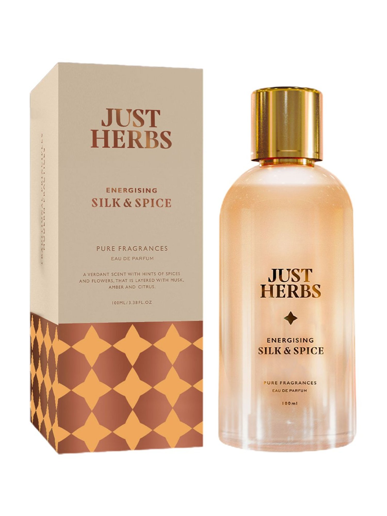 JUST HERBS Energising Slik & Spice Eau de Parfum - 100 ml