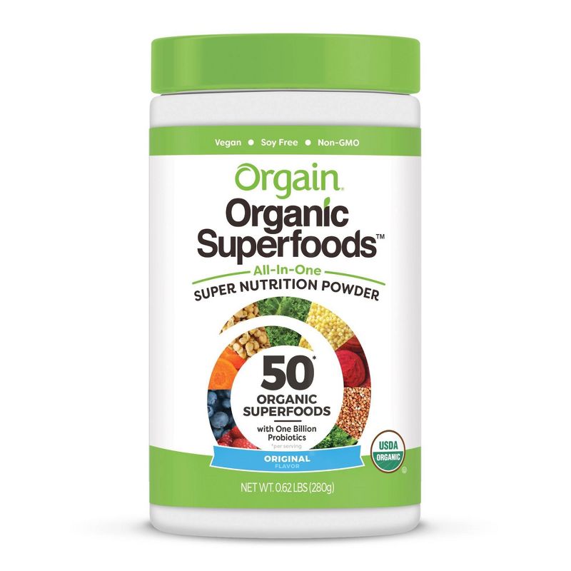 Orgain Organic Vegan Superfood Powder - Original - 9.92oz