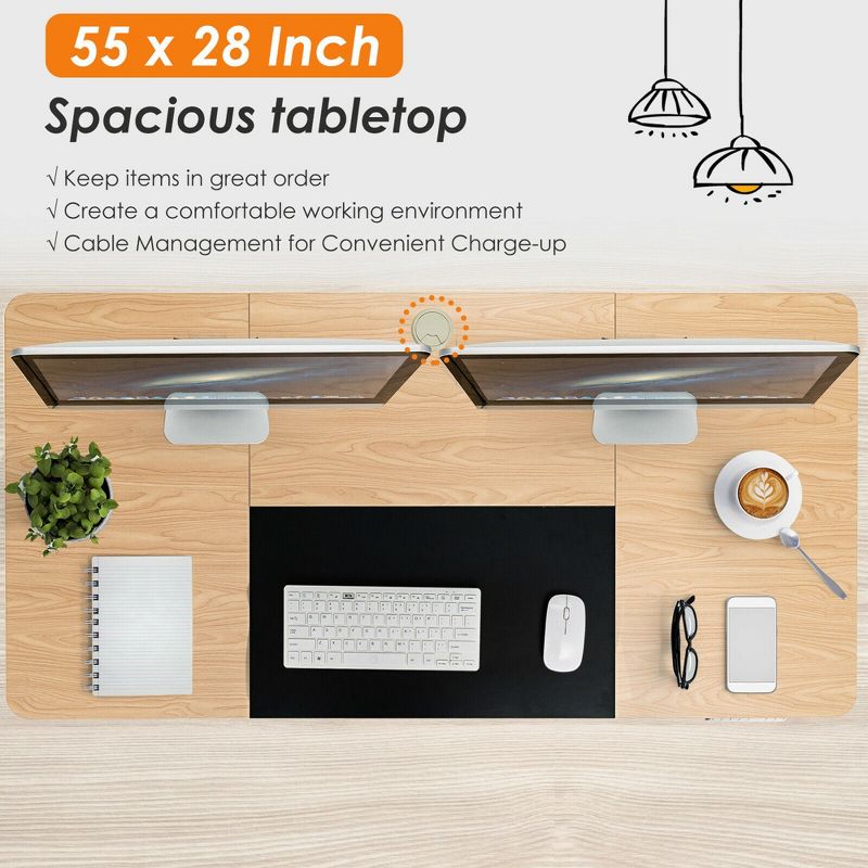 Oren Lacquer Desk White Safavieh - Safavieh