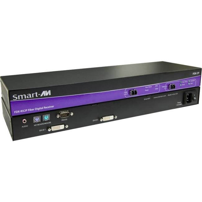 Smartavi FDX-M2PS Multi-mode Dual DVI-D Fibe Optic Extender Kit (1400ft/ TMDS )
